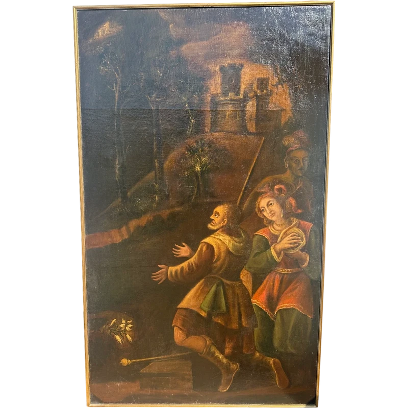 Huile sur toile. École du XVIIe siècle.