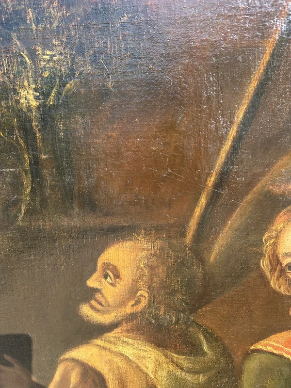 Huile sur toile. École du XVIIe siècle.