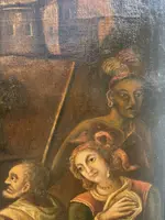 Huile sur toile. École du XVIIe siècle.