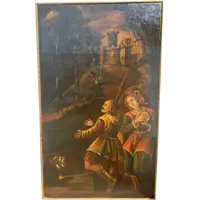 Huile sur toile. École du XVIIe siècle.