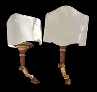 A pair of 19th-century Italian Empire-style wall sconces