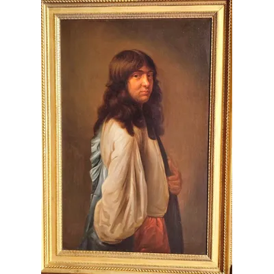 Charles Le Brun. Self-Portrait as a Young Man with Long, Loose Hair.
