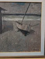 Giuseppe Manfredi (Seravezza, 1934 – Montecatini Terme, 1987) « Barca in secca », 1971