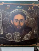 Volto di Cristo "Acheropita" – Icona su tela, inizi del XVIII secolo
