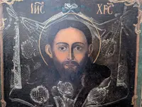 Volto di Cristo "Acheropita" – Icona su tela, inizi del XVIII secolo
