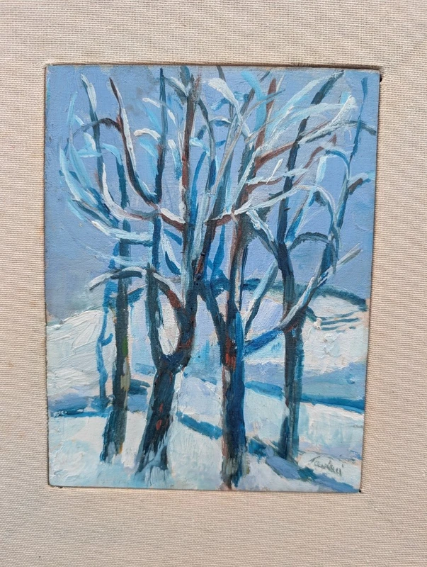 Enrico Paolucci (Genoa, 1901 – Turin, 1999) Snow-Covered Landscape