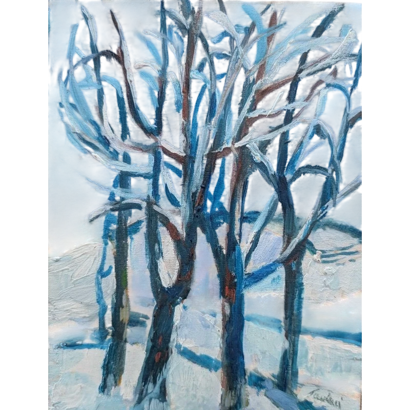 Enrico Paolucci (Genoa, 1901 – Turin, 1999) Snow-Covered Landscape