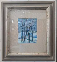 Enrico Paolucci (Genoa, 1901 – Turin, 1999) Snow-Covered Landscape