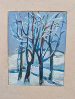 Enrico Paolucci (Genoa, 1901 – Turin, 1999) Snow-Covered Landscape