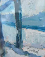Enrico Paolucci (Genoa, 1901 – Turin, 1999) Snow-Covered Landscape