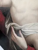 Vierge à l'Enfant – Tableau de dévotion ovale de la fin du XIXe siècle