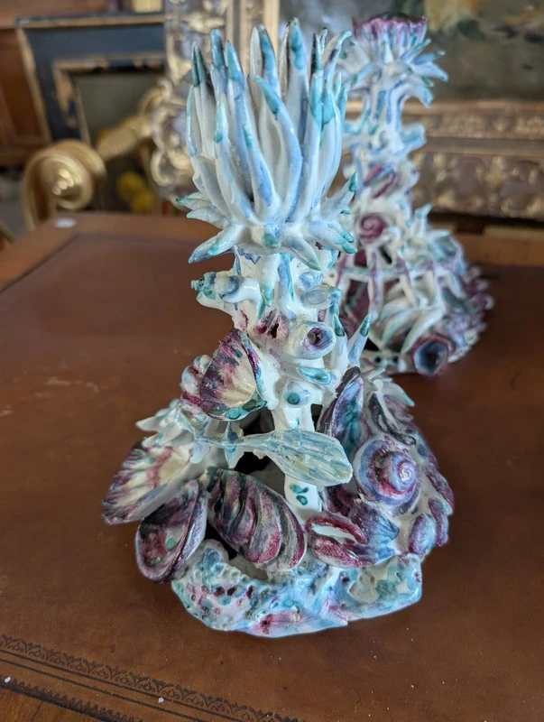 Sei candelieri in stile marino