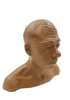Half-bust sculpture of a man, dated 1946 - VINCENZI CESARINO (1914–2011)