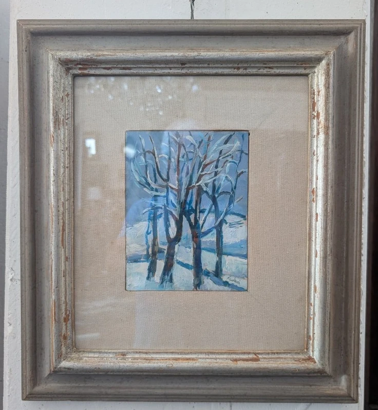 Enrico Paolucci (Gênes, 1901 – Turin, 1999) Paysage enneigé