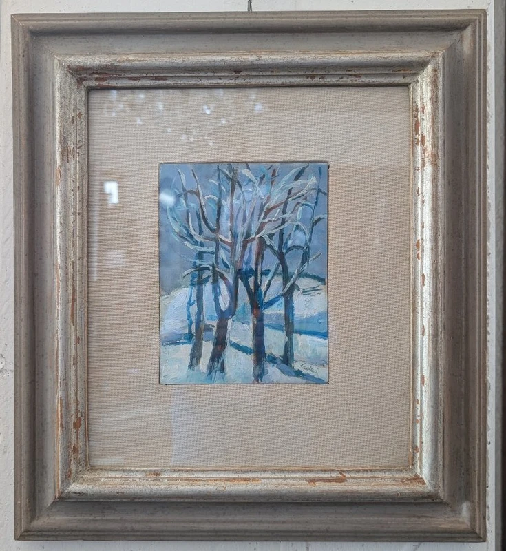 Enrico Paolucci (Gênes, 1901 – Turin, 1999) Paysage enneigé