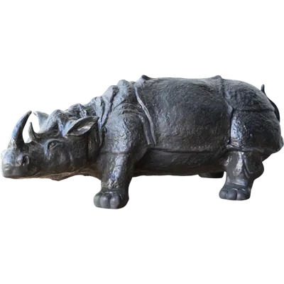 Rinoceronte in ceramica di Bassano
