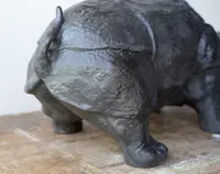 Rinoceronte in ceramica di Bassano