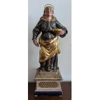 Santa Lucia – Scultura lignea policroma e dorata, prima metà del XIX secolo