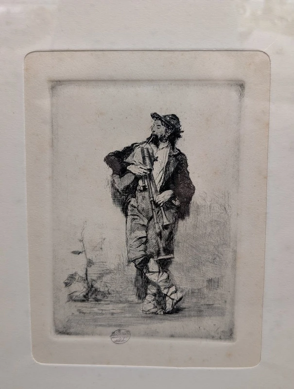 Mosè Bianchi 1840–1904 – Set of three original etchings – Calcografia Antonio Fusetti, Milan