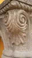 Lower carved stone capital