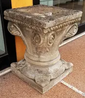 Lower carved stone capital