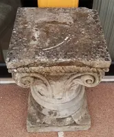 Carved stone capital
