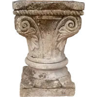 Carved stone capital