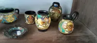 Set of 8 ceramic jars made by GOUDA in the early 1900s