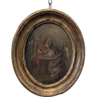 The Circumcision of Christ – Oil painting on metal plate, early 19th century