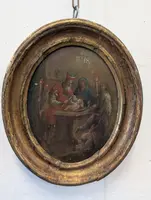 The Circumcision of Christ – Oil painting on metal plate, early 19th century