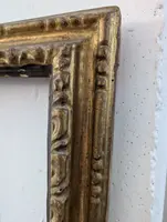 Italian wooden frame gilded with pure gold, Italy, 18th century