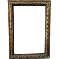 Italian wooden frame gilded with pure gold, Italy, 18th century