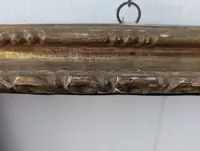 Italian wooden frame gilded with pure gold, Italy, 18th century