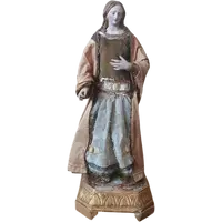 Sculpture ancienne de Naples, XIXe siècle - Sainte Agathe