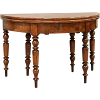 Antique 19th-century Louis Philippe console table in walnut