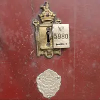 Antique 19th-century chest-style safe