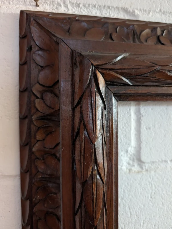 Cornice Italiana in Legno Massello Scolpito – Anni ’30