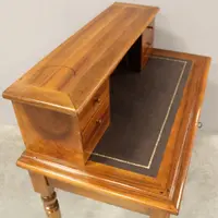Antique Louis-Philippe writing desk in walnut, 19th century