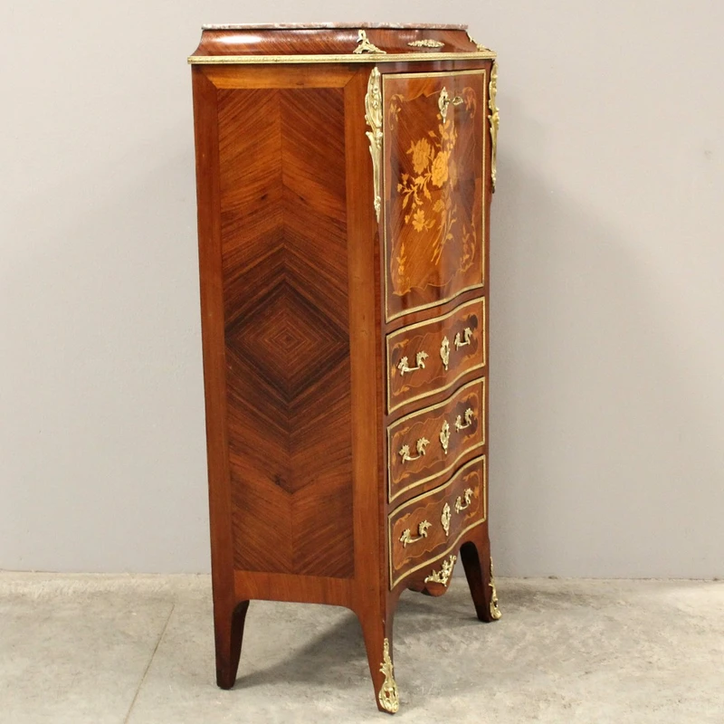 Ancien secrétaire Napoléon III marqueté, XIXe siècle