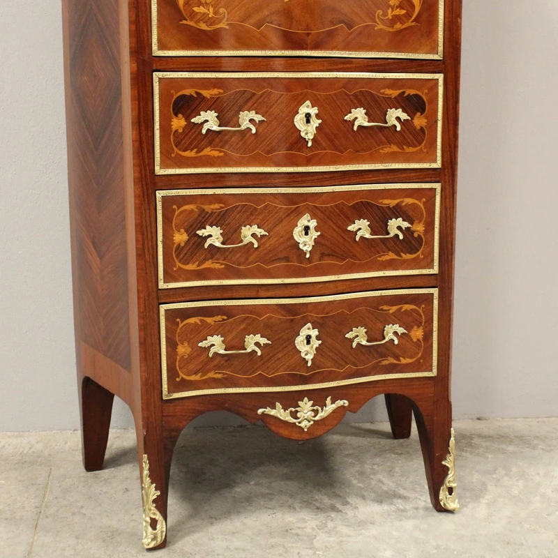 Ancien secrétaire Napoléon III marqueté, XIXe siècle