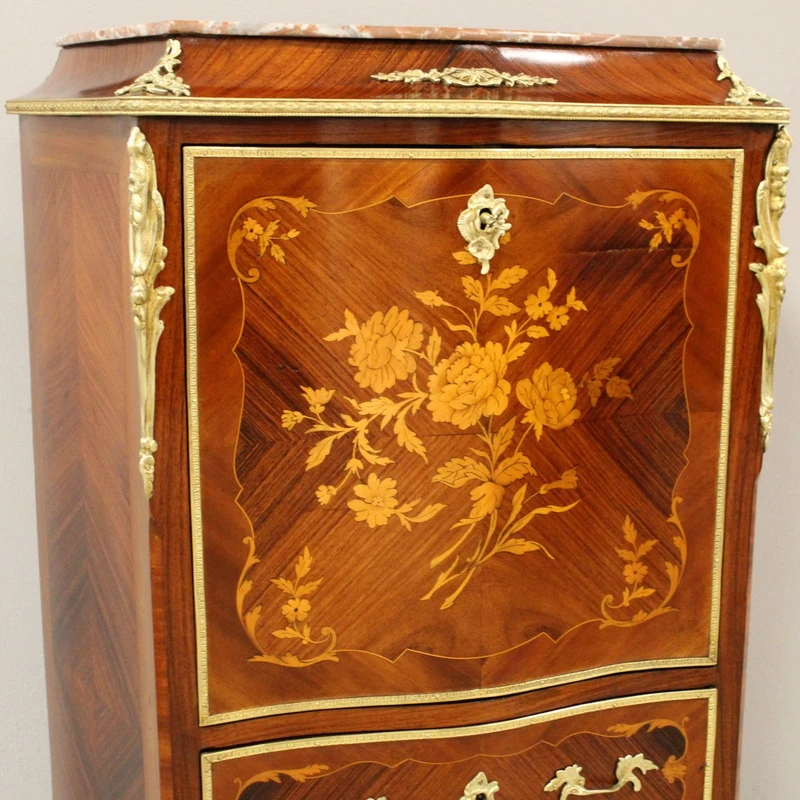 Ancien secrétaire Napoléon III marqueté, XIXe siècle