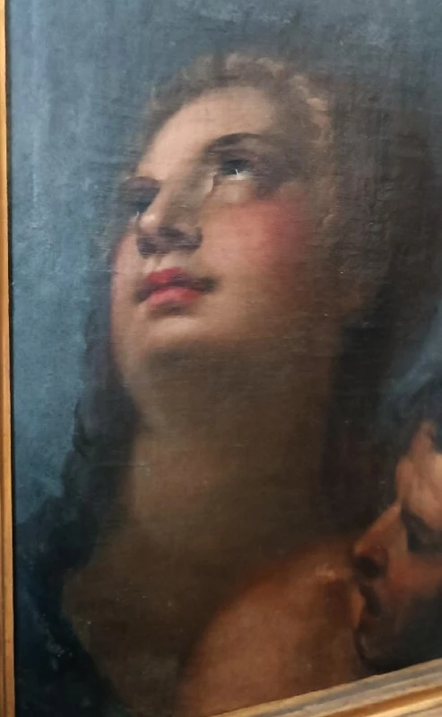 Peinture ancienne à l'huile sur toile, école italienne, XVIIe siècle
