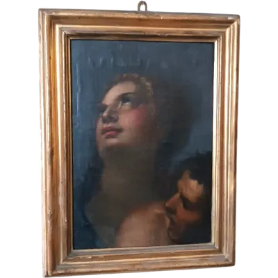 Peinture ancienne à l'huile sur toile, école italienne, XVIIe siècle