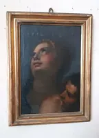 Peinture ancienne à l'huile sur toile, école italienne, XVIIe siècle