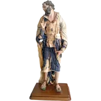 Scultura Napoli XVIII\XIX secolo - Presepe -San Giuseppe