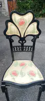 Pair of Libeety chairs made of ebony-stained wood