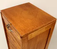 Antico classificatore serranda archivio schedario in rovere