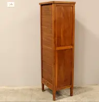 Antico classificatore serranda archivio schedario in rovere