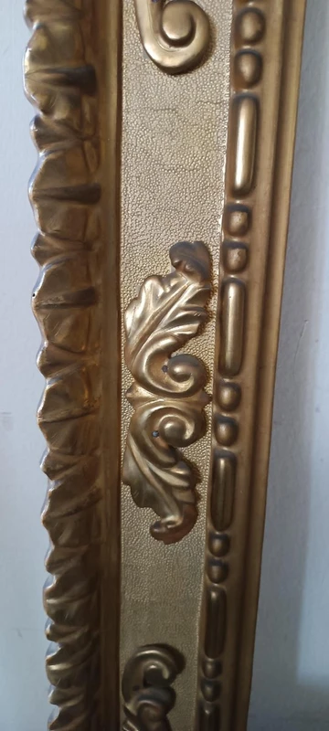 Antique gilded wooden frame
