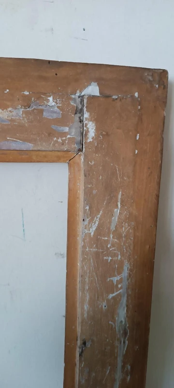 Antique gilded wooden frame